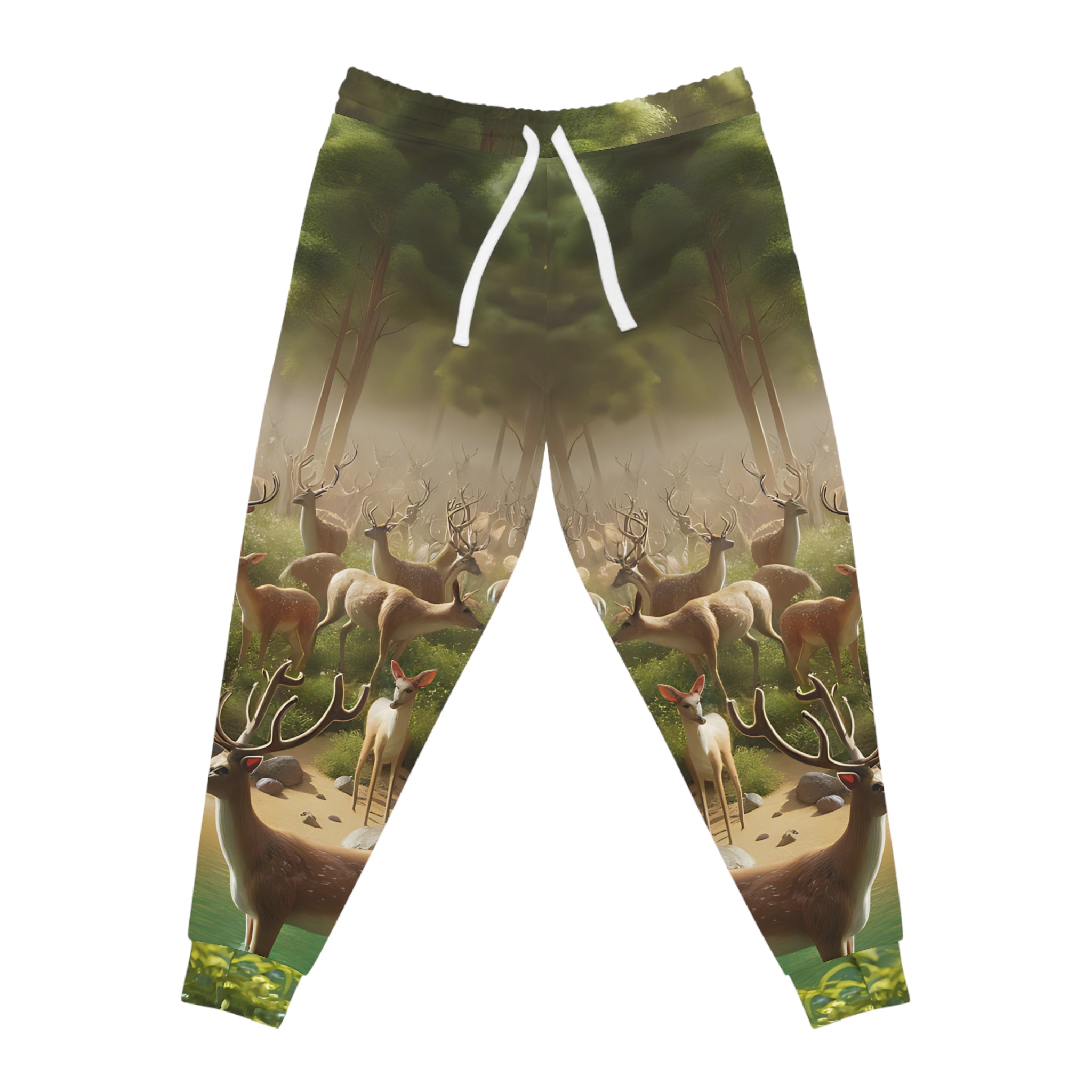 100 BUCKS AI PRINT Athletic Joggers (AOP)